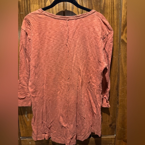 Anthropologie Women's Burnt Orange Long Sleeve Top - Picture 3 of 3